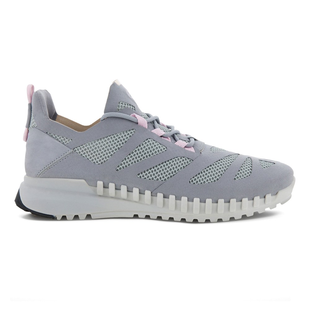 Womens Sneakers - ECCO Zipflex Low Tex - Grey - 8529BNVLD